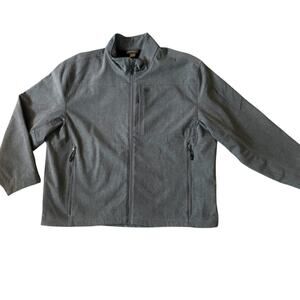 Ariat Gray Soft Shell Insulated Full-Zip Coat Mens Size 3XL